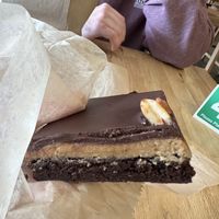 Pb brownie   at Wildflour Vegan Bakery and Juice Bar in Pawtucket