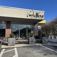 Outside  at Wildflour Vegan Bakery and Juice Bar in Pawtucket