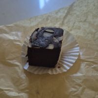 Sweet Potato Fudge at Wildflour Vegan Bakery and Juice Bar in Pawtucket