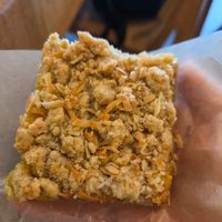 Gluten-free vegan oat bar, mango coconut at Wildflour Vegan Bakery and Juice Bar in Pawtucket