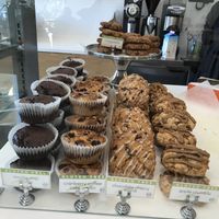 GF bakery items at Wildflour Vegan Bakery and Juice Bar in Pawtucket