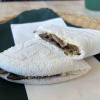 Mushroom crepe  at Om Plante in Magog