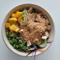 Coconut bowl with tofu at Oh Poké in Uppsala