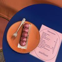 Black currant   at Eklerownia in Gdansk