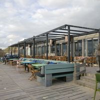 Terrace at Strandpaviljoen Twaalf in Den Hoorn
