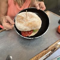 Breakfast Bap  at Thornham Deli in Hunstanton