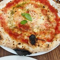 Marinara with vegan cheesee  at Pizzéria No 900  in Montreal