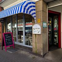 Outside of Guglhupf Cafe at Guglhupf Cafe in Koblenz