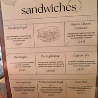 Menu at The Press Room in Surbiton