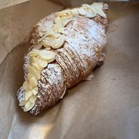 Vegan almond croissant as big as my head   at The Press Room in Surbiton