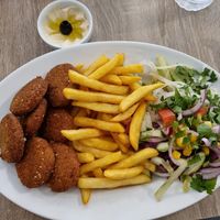 Falafel Teller at Schloss Kebab Pizza in Meersburg