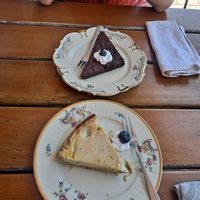 Cake for dessert. at Oh Circle in Munich