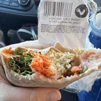 Popcorn tofu wrap-must try!  at Three Rivers Market in Knoxville
