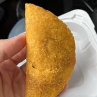 Vegan Mushroom Empanada (crispy and delicious)   at L'AREPA in Elizabeth