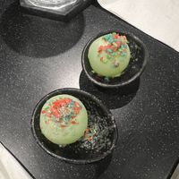 Favorite desert. An exposing chocolate ball  at AV in Honolulu