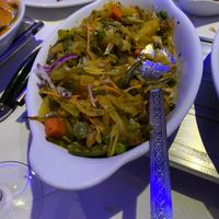 Mixed veg vegan curry with broad beans  at Twydall Tandoori in Rainham