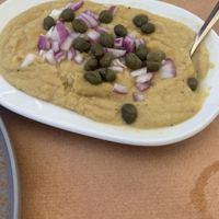 fava at A for Akteon in Santorini