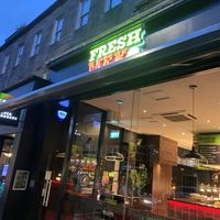 Outside at FreshMex in Edinburgh
