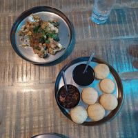 Vegan starters at The Crafty Indian in Shipley