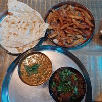 Curries and sides at The Crafty Indian in Shipley