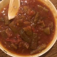 Beans with tomato sauces   at Elissar in Vienna