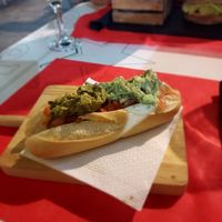 Vegan hotdog at Los Andes in Santa Pola