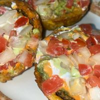 Mofonguitos “quinoa carne"  at Next Stop Vegan - Washington Heights in New York City