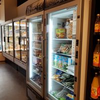 Refrigerated section at l'Ultimo Bacio in Basel