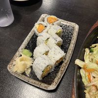 Yam and avo roll  at Frisby Ridge Sushi in Revelstoke