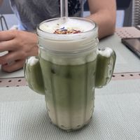 Iced Matcha Latte  at Coolinarik in Salzburg