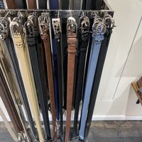 Belts at NAE Vegan Shoes in Lisbon