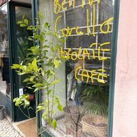 Main door at Bettina & Niccolò Corallo in Lisbon