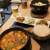 Both dishes with some sides   at ONNI in Luebeck