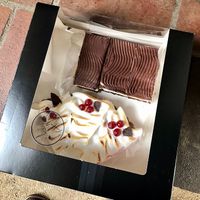 Slices of cake to go  at Fräulein Brömse in Luebeck