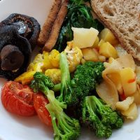 Vegan breakfast. No avocado as I am allergic. at The Wholefood Kitchen in Napier