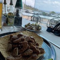 Straccetti di Soia e funghi porcini  at Acquolina in Arbatax