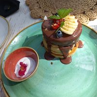 Nutella Flapjack stack at Juvenate in Stellenbosch