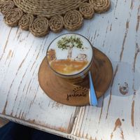 Cortado with oat milk at Juvenate in Stellenbosch