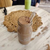 Peanut smoothie at Juvenate in Stellenbosch