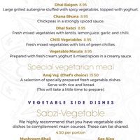 Vegan options  at The Valley in Corbridge