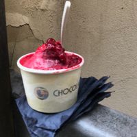 Delicious Vegan Ice Cream from Chocolate (Even on a rainy day!) at Chocolato Cafe in Novi Sad