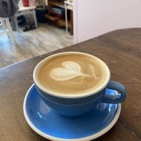 Latte with oat milkk  at Toslow in St Johns