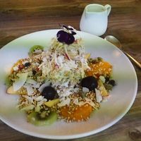 huge muesli at Chantal Organics - Restaurant in Napier