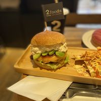 Vegan Burger with Cheese  at 2foods - Yaechika in Tokyo