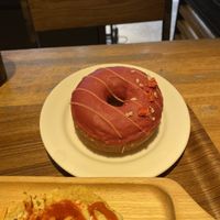 Strawberry plant based donut   at 2foods - Yaechika in Tokyo