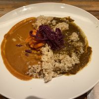Two curries  #Veganuary at 2foods - Yaechika in Tokyo