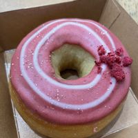 Strawberry lychee donut  at 2foods - Yaechika in Tokyo