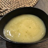 Puré de pera con vodka  at Ordesa 88 in Ainsa