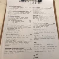 Brunch/Lunch menu at Journey Social Kitchen in Lancaster