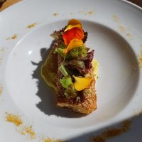 Folhado de alheira at Cor de Tangerina in Guimaraes